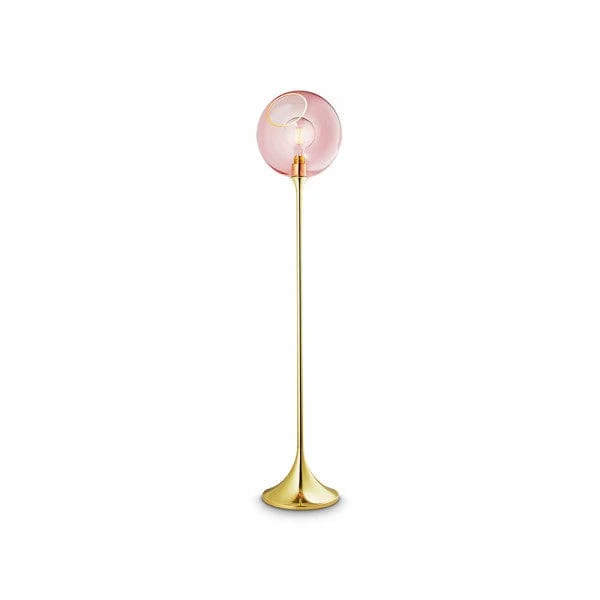 Lampadaire Boule Bleu Fumée