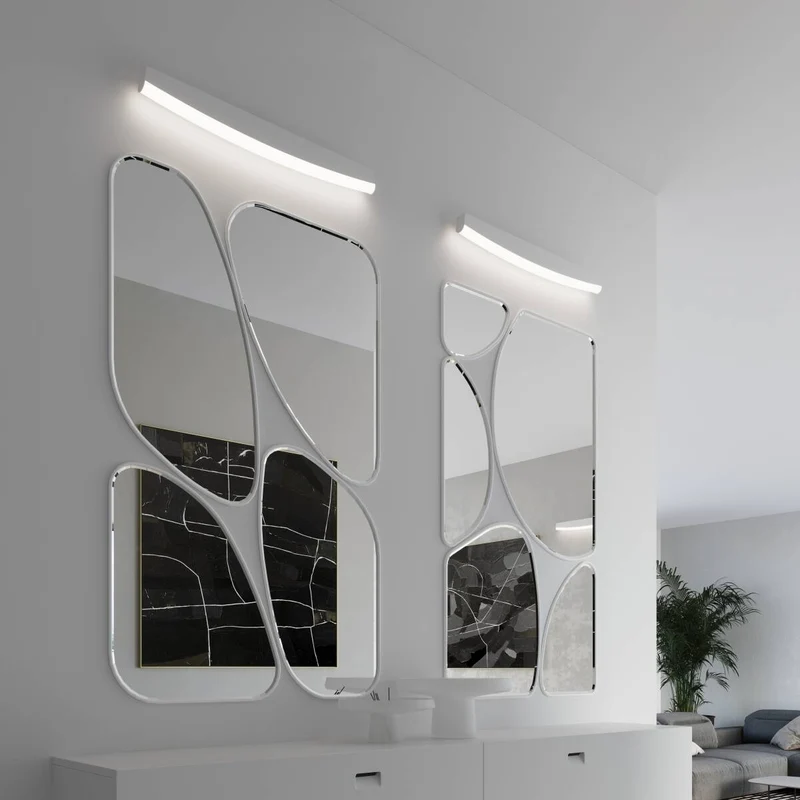 Applique murale Blanche Tube Salon