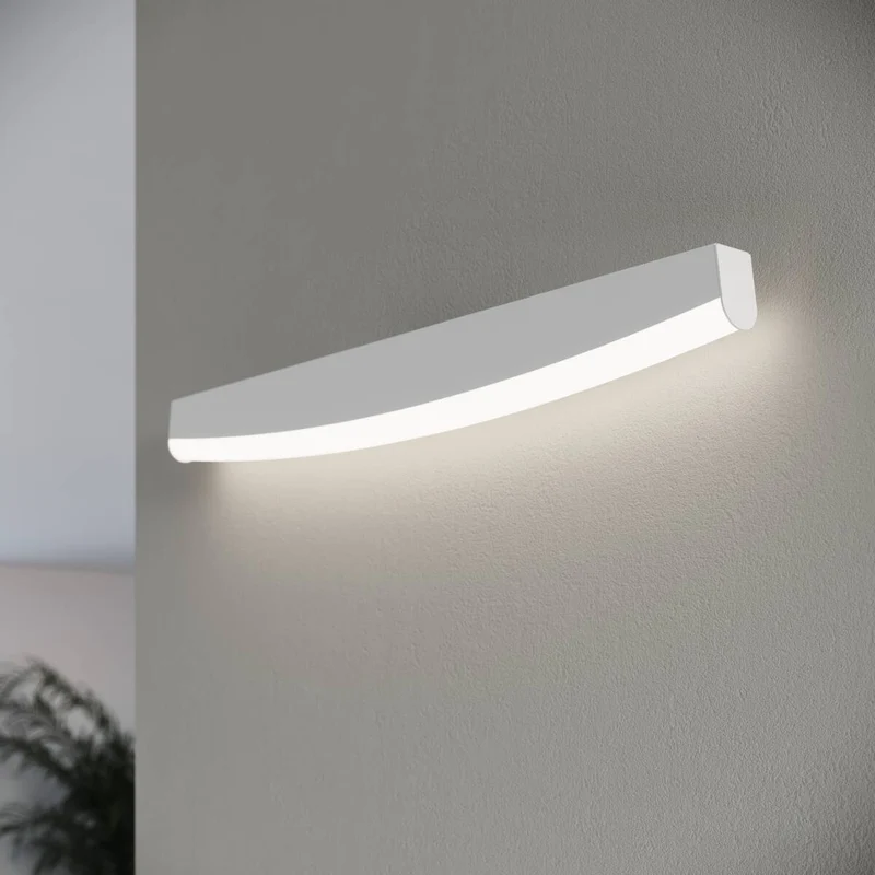 Applique murale Blanche Tube Salon