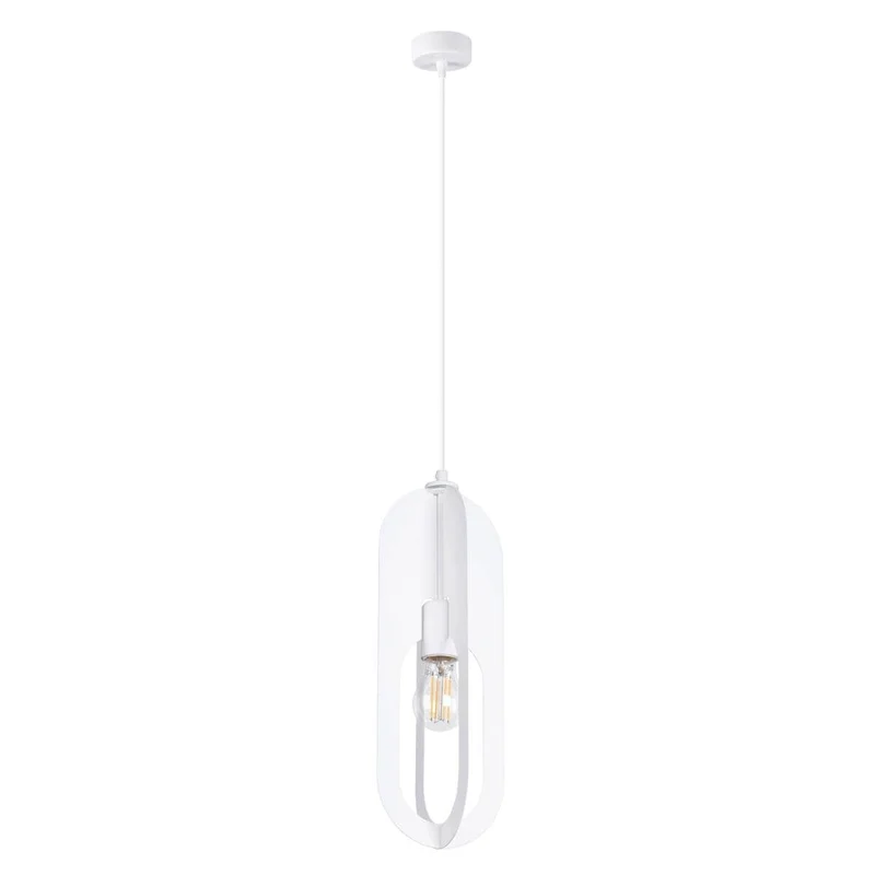 Suspension Blanche Cuisine Salon Minimaliste