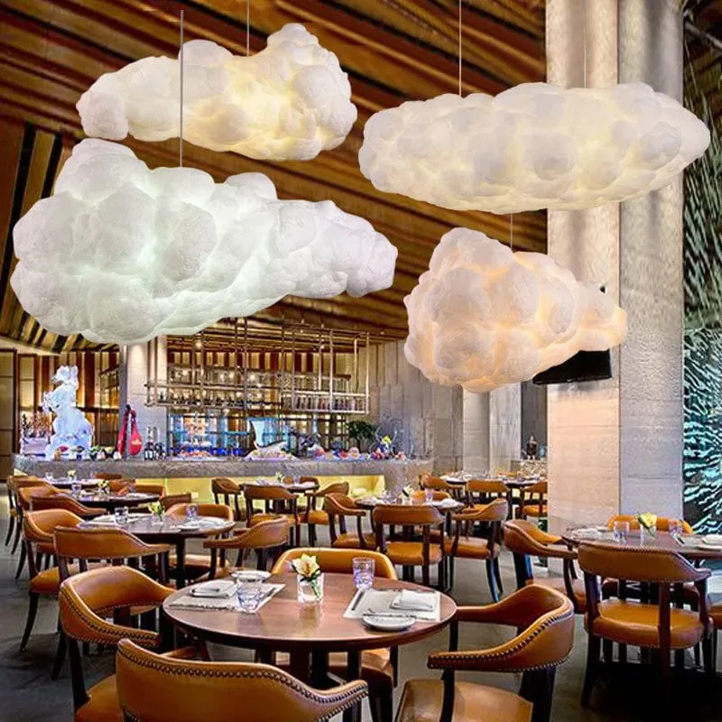 Suspension Plafonnier LED nuage blanc