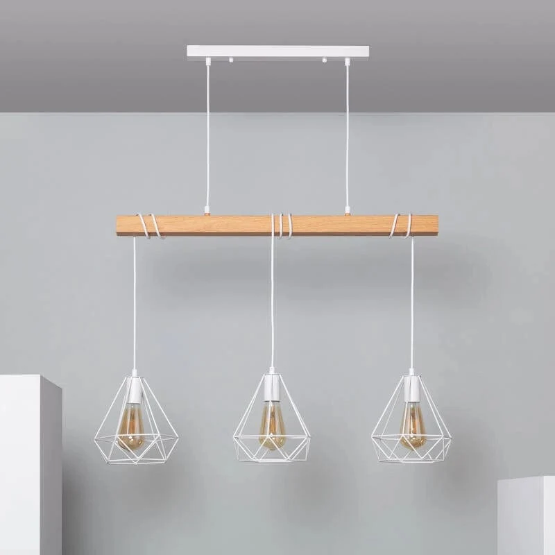 Suspension Scandinave métal noir Cuisine