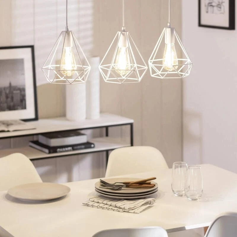 Suspension Scandinave métal noir Cuisine