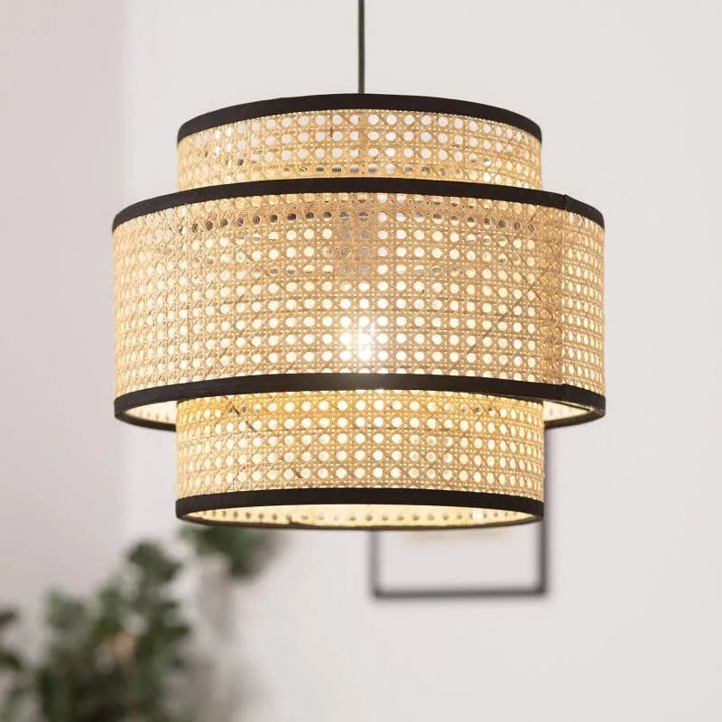 Suspension Rotin Boho