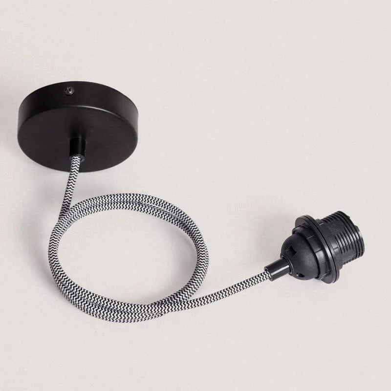 Suspension Rotin Boule