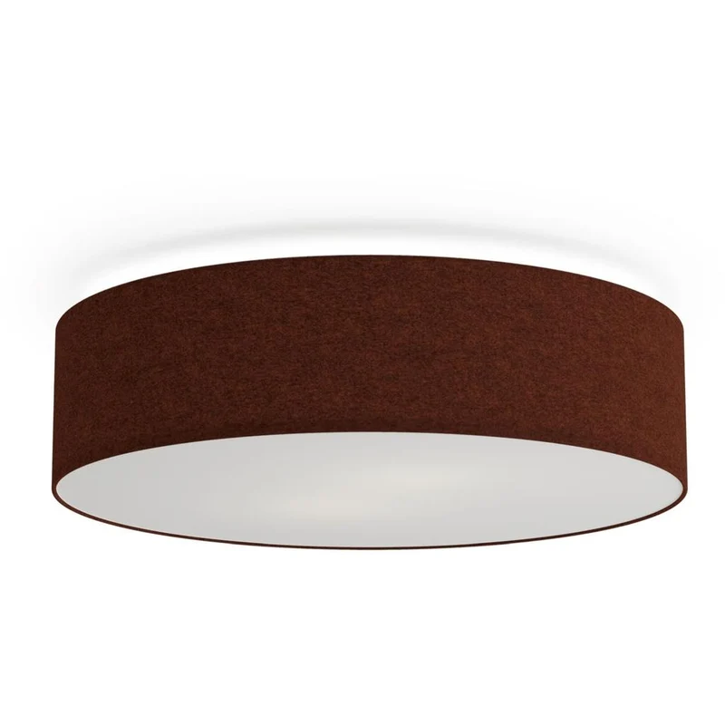 Soft Plafond Ø50 - Loftlampe - Uld Rustrød - BELID