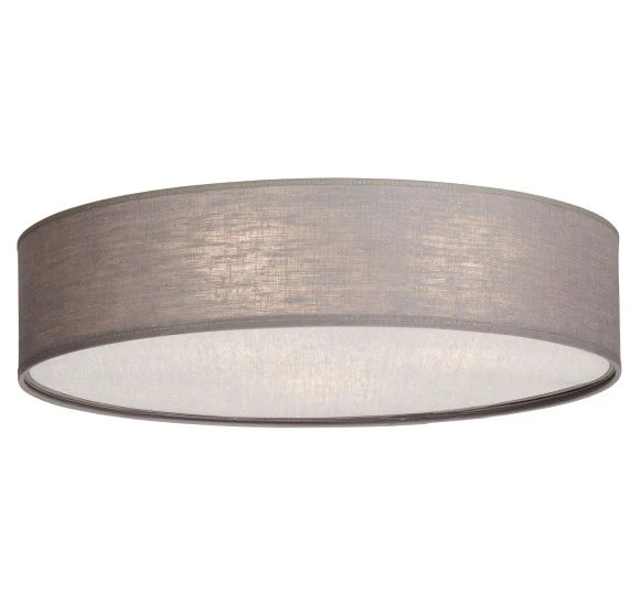 Soft Plafond Ø60 - Loftlampe - Stilren linned grå loftslampe fra Belid