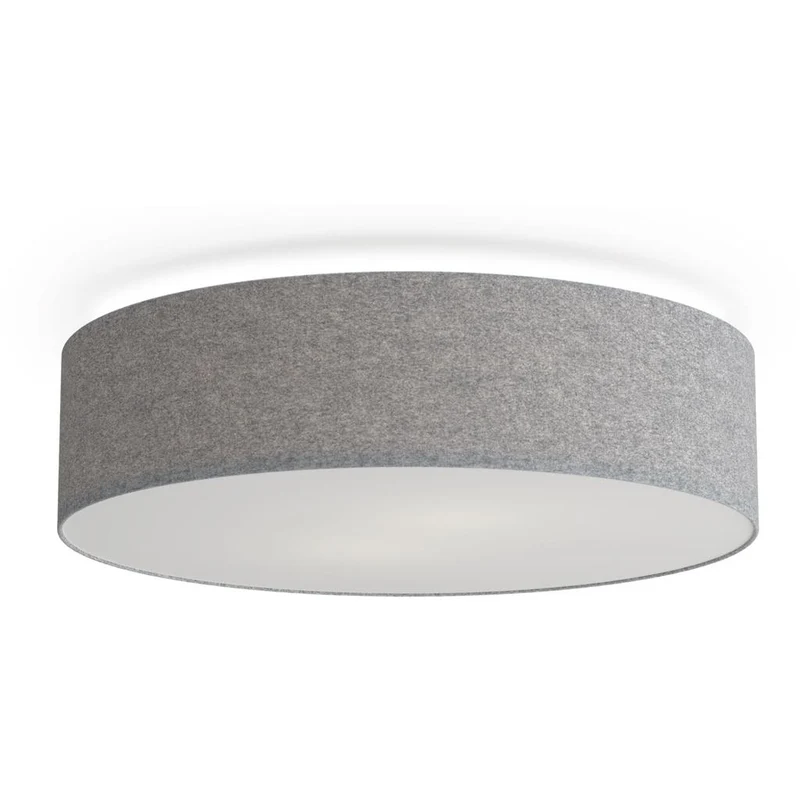 Soft Plafond Ø60 - Loftlampe - Grå Uld