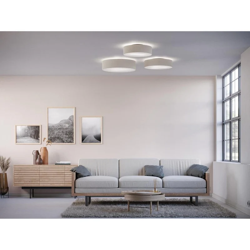 Soft Plafond Ø50 - Loftlampe - uld-hvid