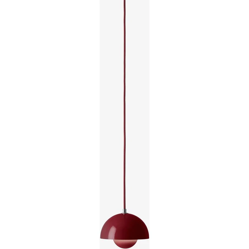 FLOWERPOT VP10 - PENDEL Ø16 - VERMILION RØD