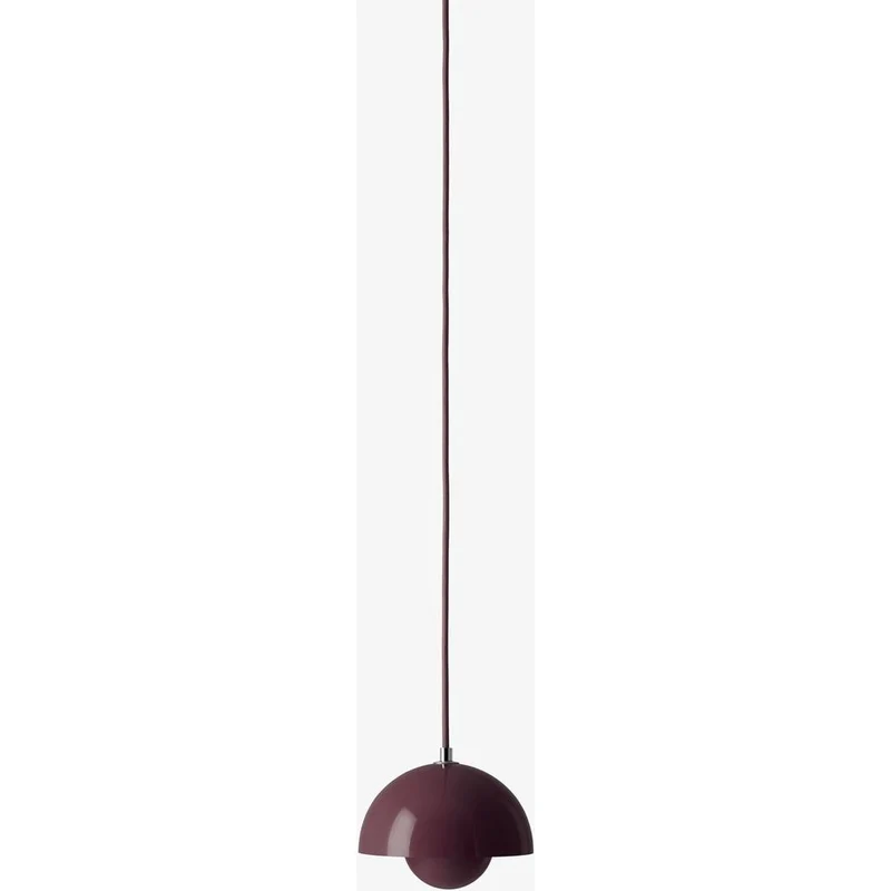 FLOWERPOT VP10 - PENDEL Ø16 - DARK PLUM