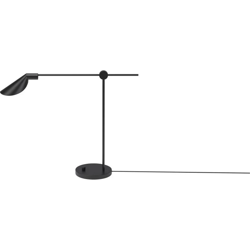MS021 SORT PVD LANG BORDLAMPE - FRITZ HANSEN