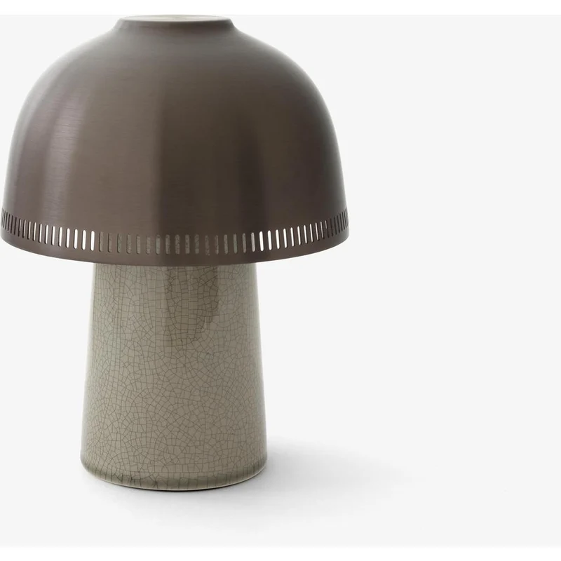 RAKU SH8 - PORTABLE BORDLAMPE - GRÅ OG BRONZE