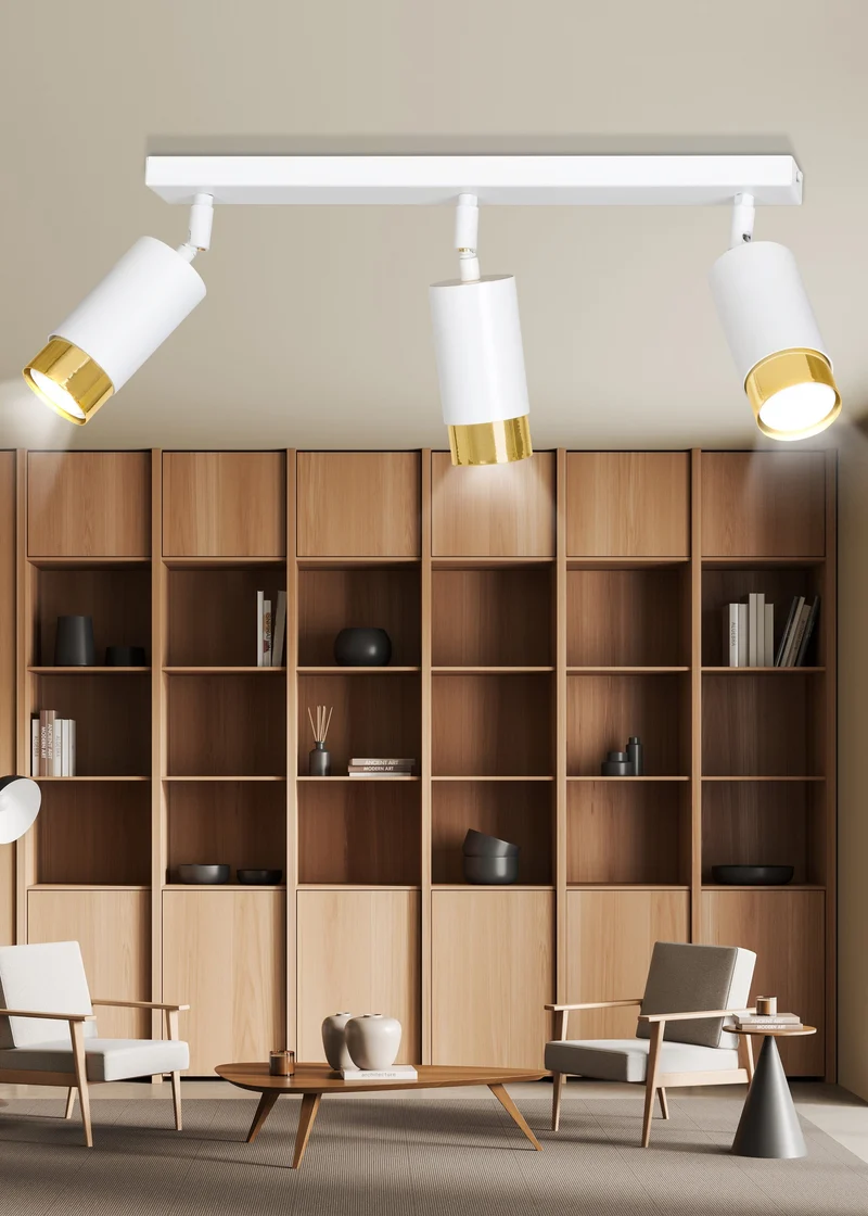 Luminaire Plafonnier 3 Spots