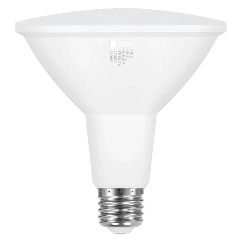 SYLVANIA 5 Color LED Light Bulb, Red / Blue / Green / Yellow / White, RGBW, 9W, PAR38, E26 Medium Base, 2700K/5000K