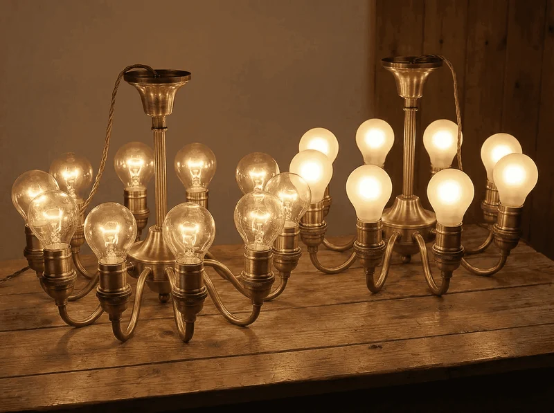 Lot de 10 Ampoules Incandescentes E27 Sphériques 2700K