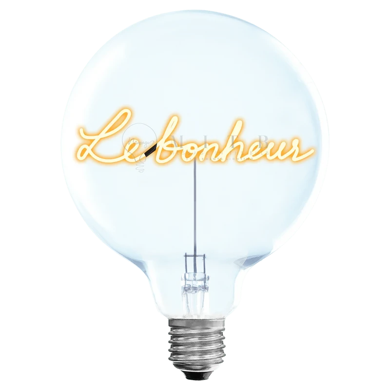 Ampoule décorative LED sans fil "LE BONHEUR" - Message In The Bulb