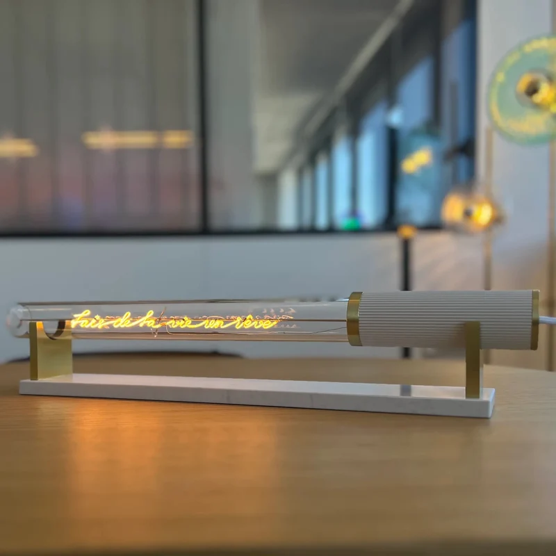 Ampoule décorative LED “Fais de ta vie un rêve” – Message In The Tube
