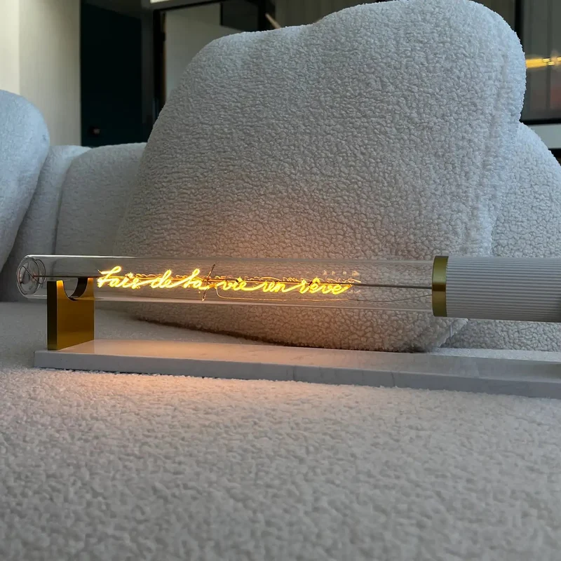 Ampoule décorative LED “Fais de ta vie un rêve” – Message In The Tube