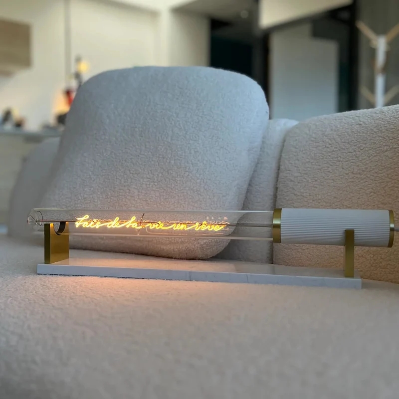 Ampoule décorative LED “Fais de ta vie un rêve” – Message In The Tube
