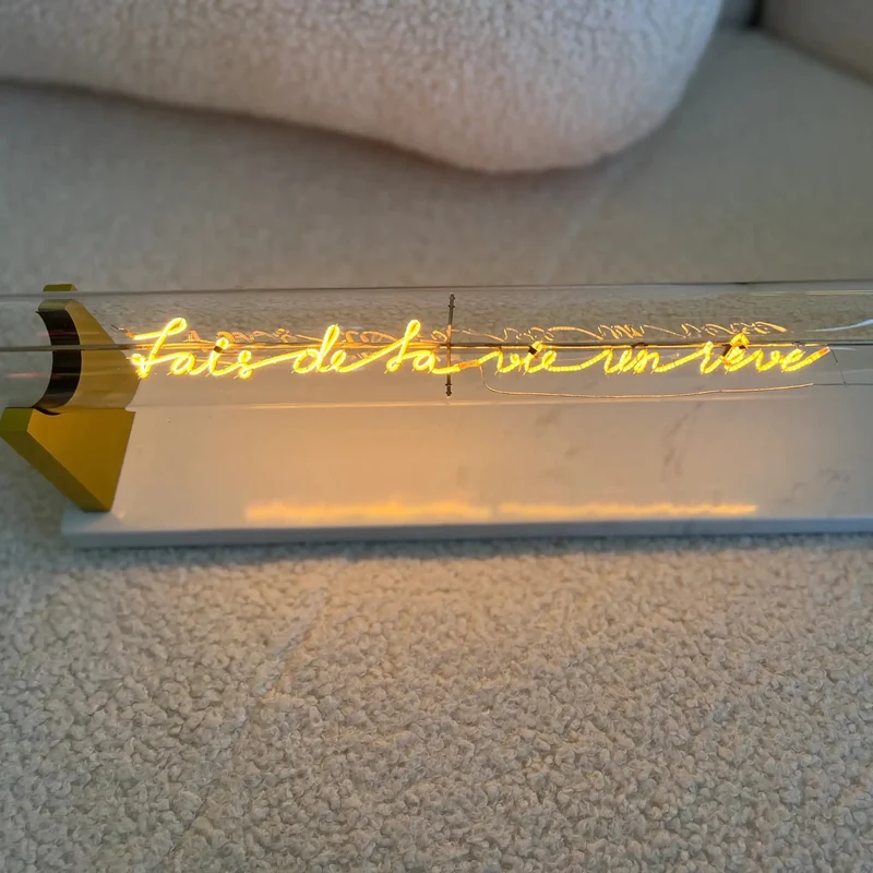 Ampoule décorative LED “Fais de ta vie un rêve” – Message In The Tube