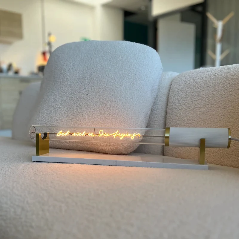 Ampoule décorative LED “Get rich or die Trying” – Message In The Tube