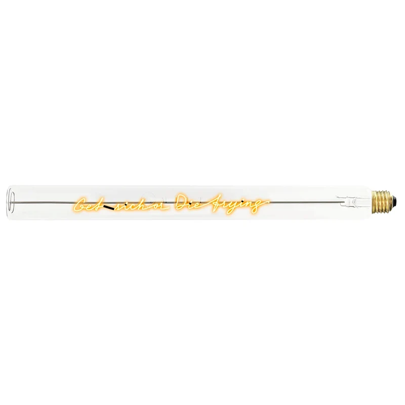 Ampoule décorative LED “Get rich or die Trying” – Message In The Tube