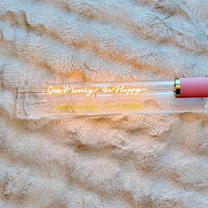 Ampoule décorative LED “Don't Worry Be Happy” – Message In The Tube