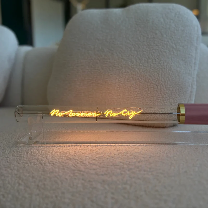 Ampoule décorative LED “No Woman No Cry” – Message In The Tube