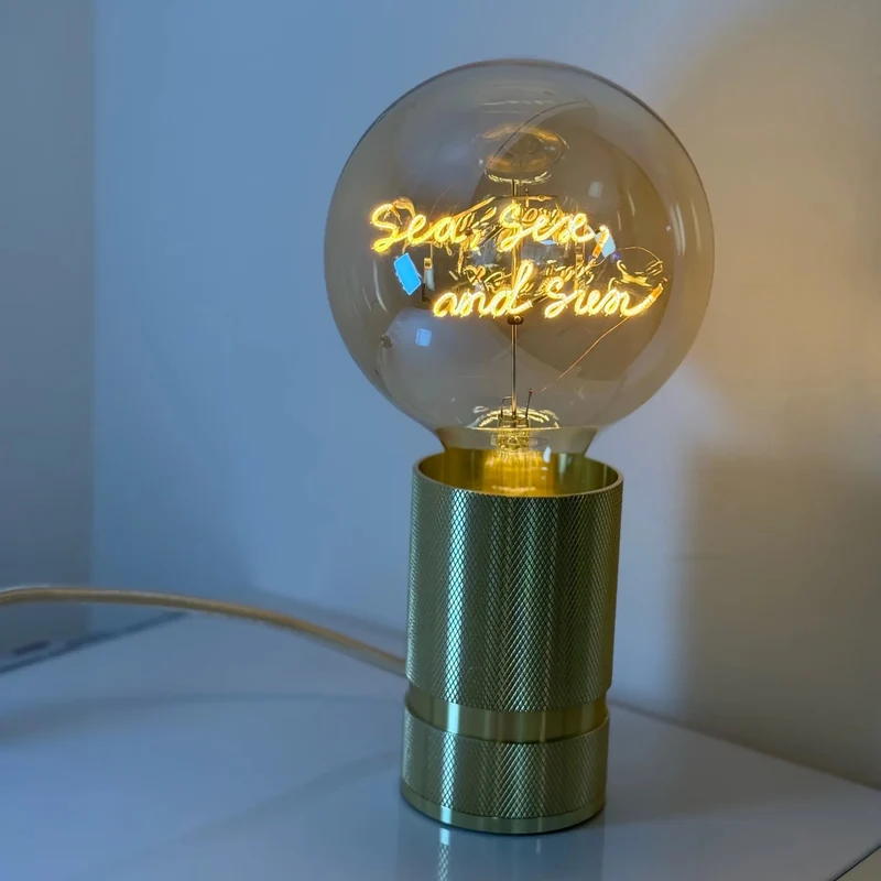 Ampoule décorative LED “Sea Sex and Sun” – Message In The Bulb