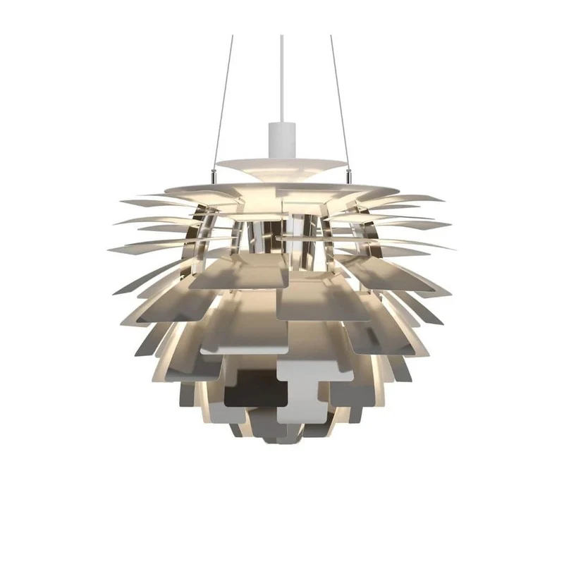 PH Artichoke "Koglen" Ø600 - Pendel LED 3000K - Rustfri Stål