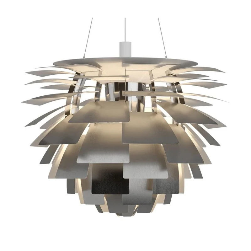 PH Artichoke "Koglen" Ø840 - Pendel LED 2700K - Rustfri Stål
