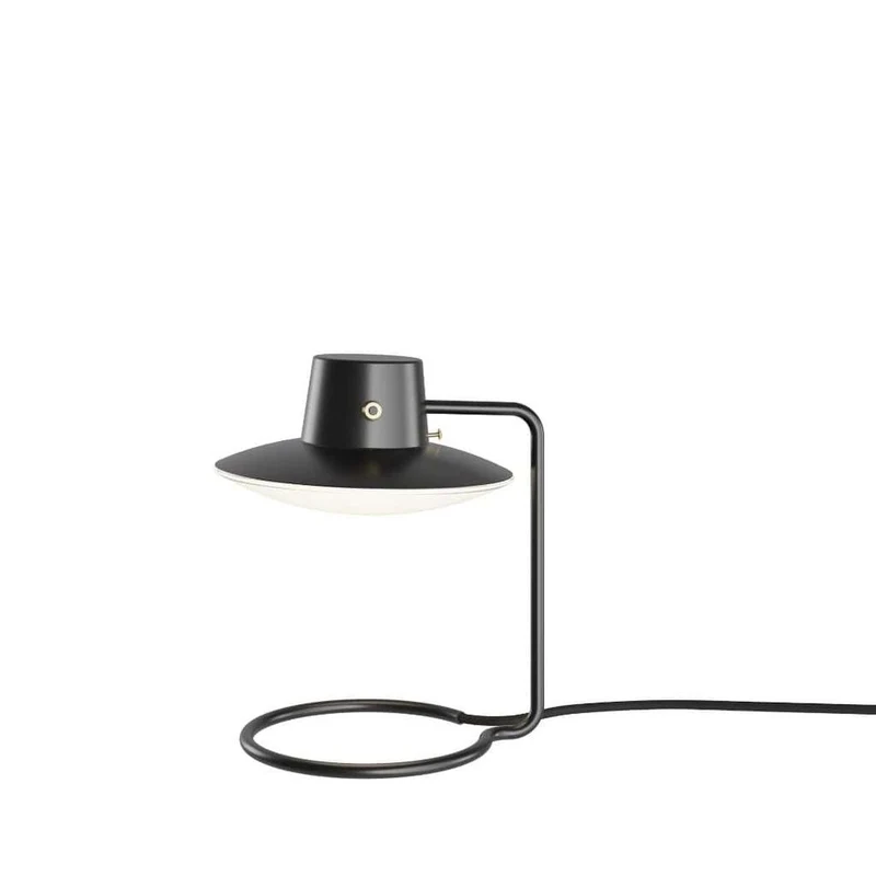 AJ Oxford - Bordlampe Ø22 cm Louis Poulsen - (Sort, Opalglas, H 28 cm, E14)