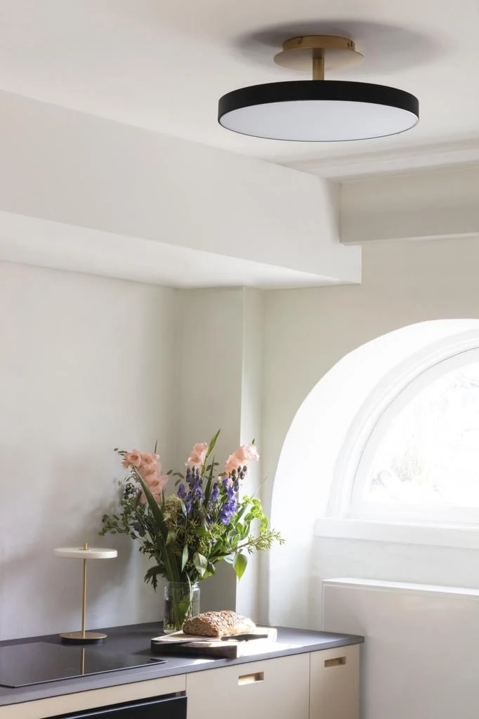 Asteria Up Medium - UMAGE (Sort, LED Plafond)