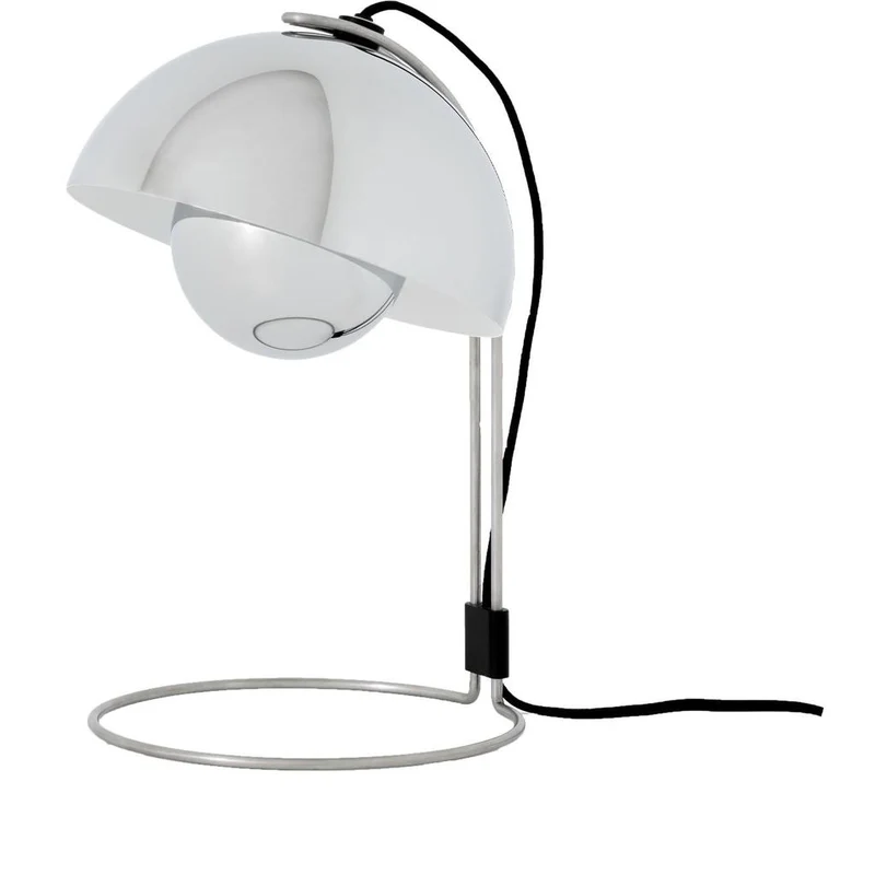 FLOWERPOT VP4 - BORDLAMPE - KROM PLATED