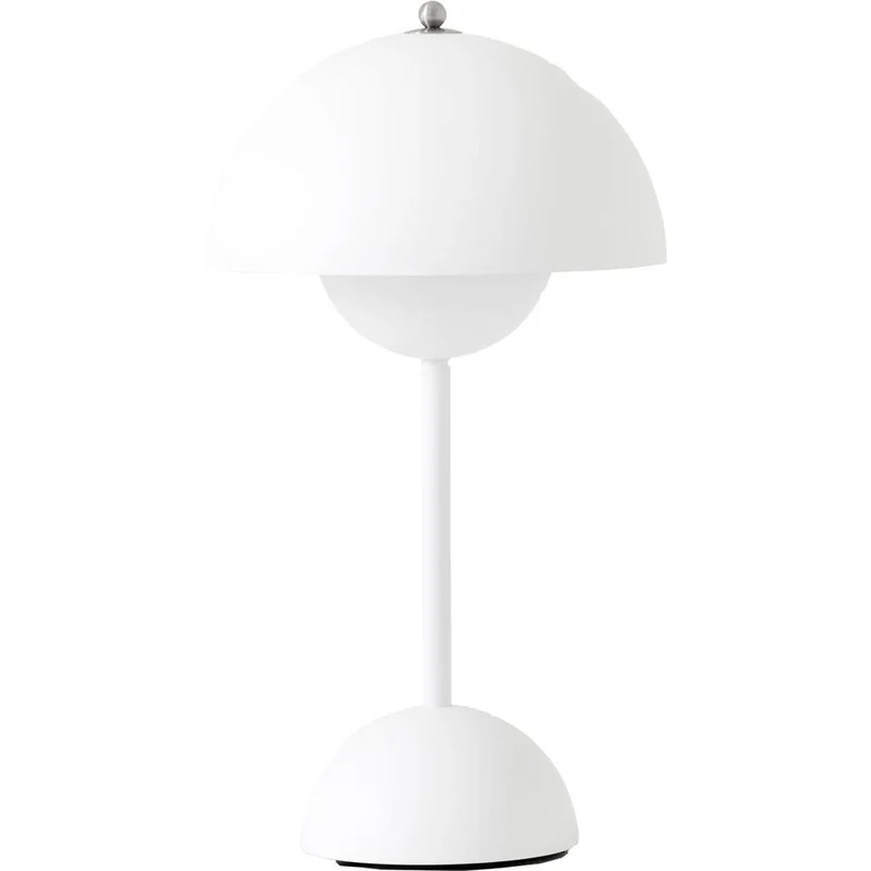 FLOWERPOT VP9 - PORTABLE BORDLAMPE - MAT HVID LED