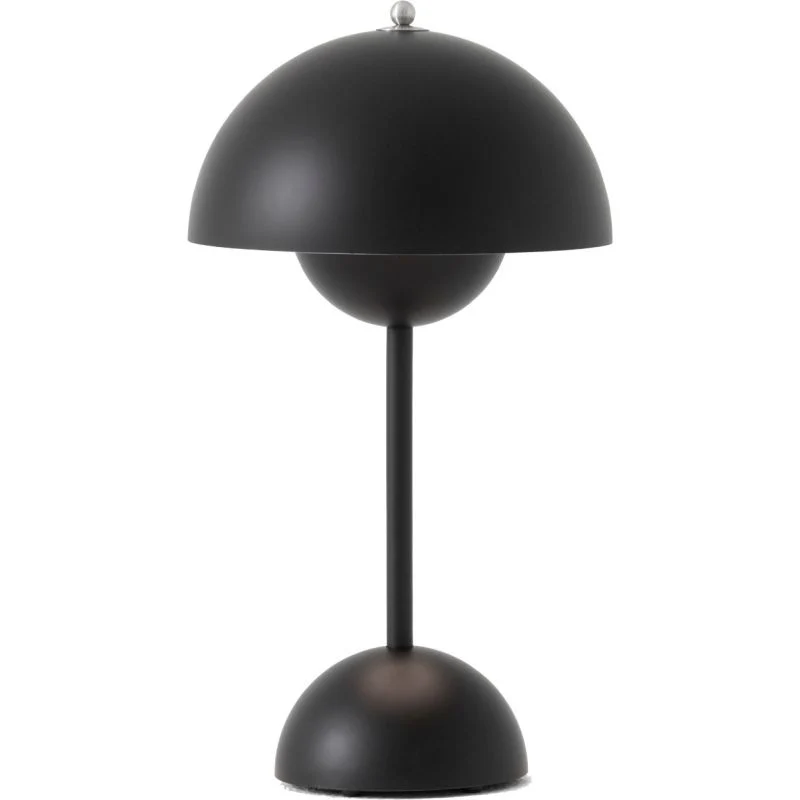 FLOWERPOT VP9 - PORTABLE BORDLAMPE - MAT SORT