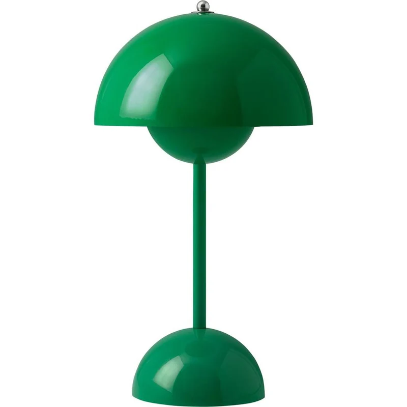 FLOWERPOT VP9 - PORTABLE BORDLAMPE - SIGNAL GRØN