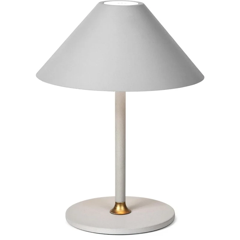 HYGGE LYS GRÅ BATTERI BORDLAMPE 800810