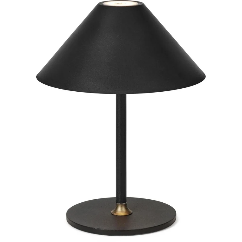 HYGGE SORT BATTERI BORDLAMPE 800803