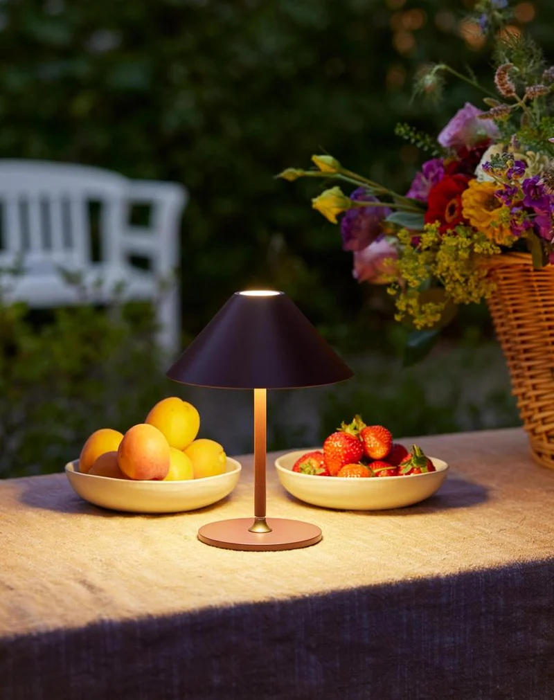 HYGGE ANTIQUE MESSING BATTERI BORDLAMPE 800841