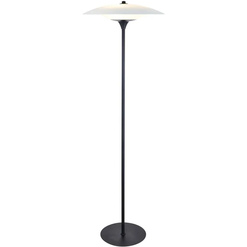 BARONI GULVLAMPE Ø46 SORT/OPAL 991331