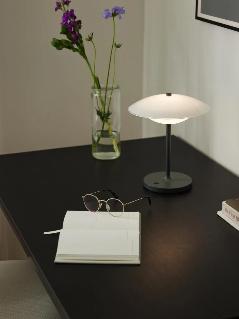 BARONI BORDLAMPE MOVE GRÅ 800889
