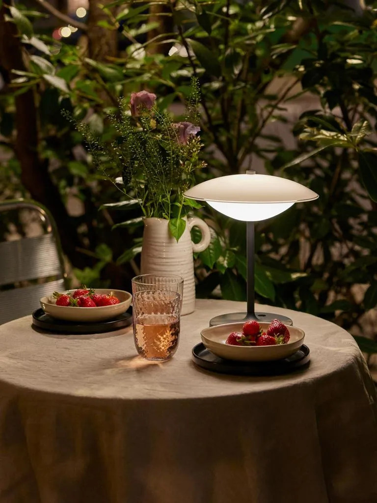 BARONI BORDLAMPE MOVE GRÅ 800889