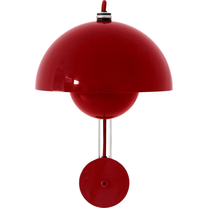 FLOWERPOT VP8 - VÆGLAMPE - VERMILION RØD