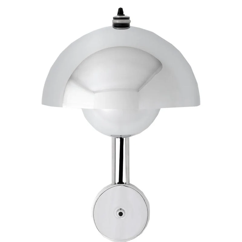 FLOWERPOT VP8 - VÆGLAMPE - KROM PLATED