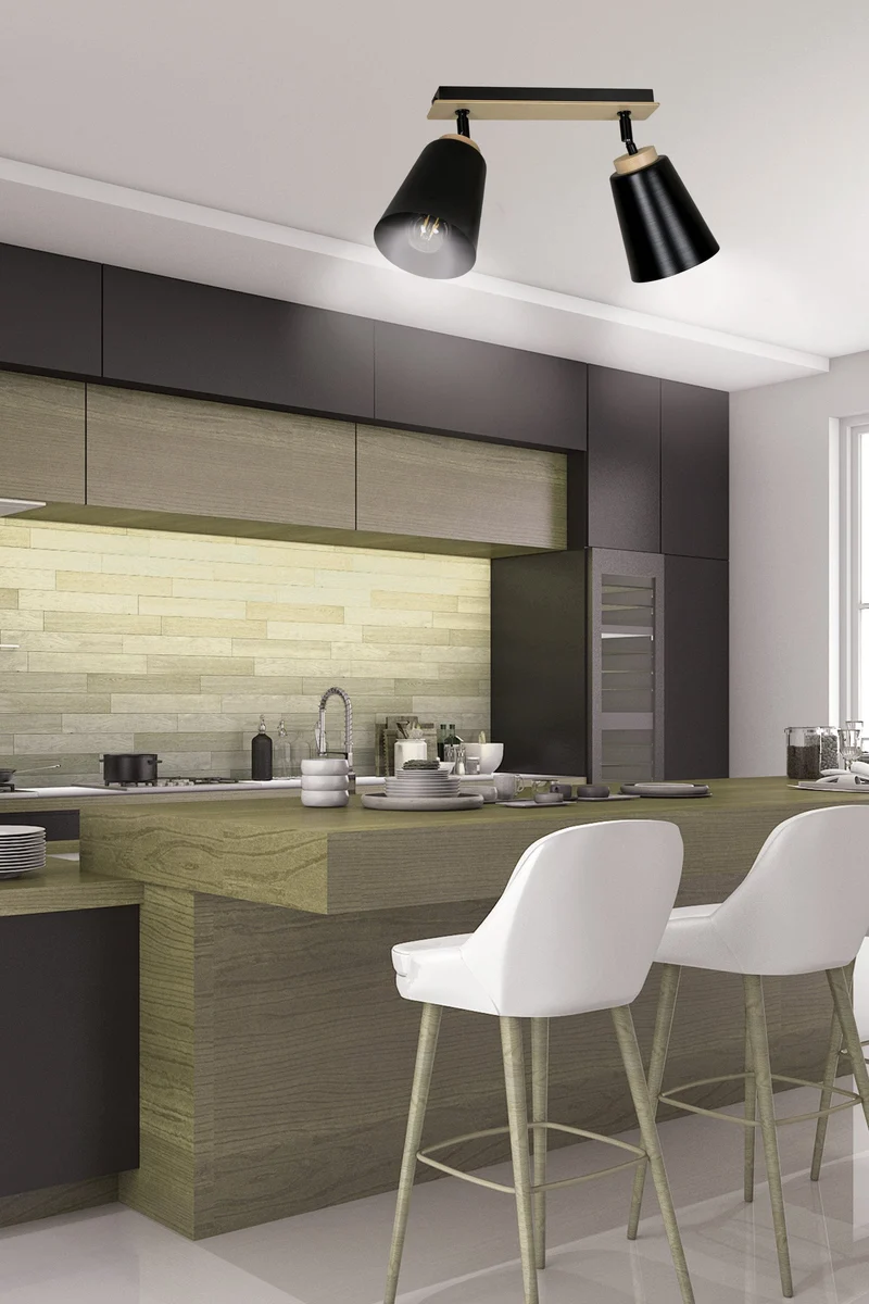 Suspension Luminaire Design Bois