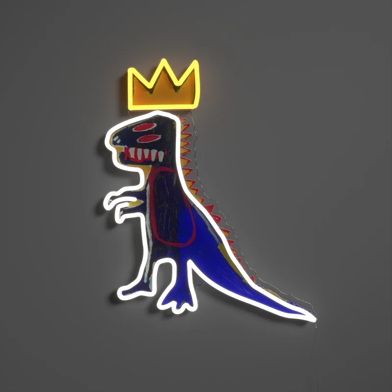 PEZ Dispenser YP x Jean Michel Basquiat, signe en néon led