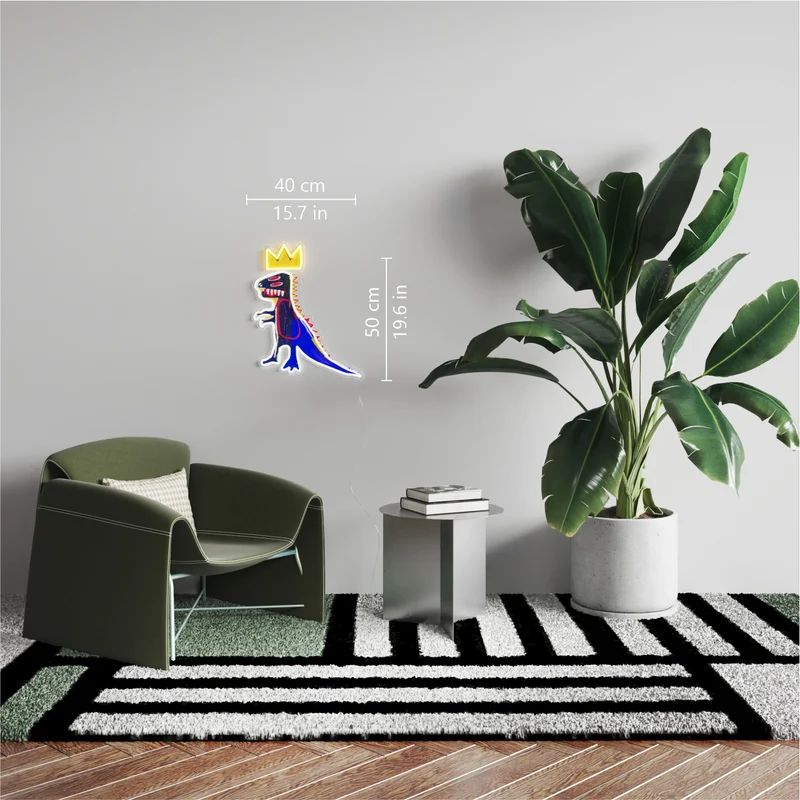 PEZ Dispenser YP x Jean Michel Basquiat, signe en néon led