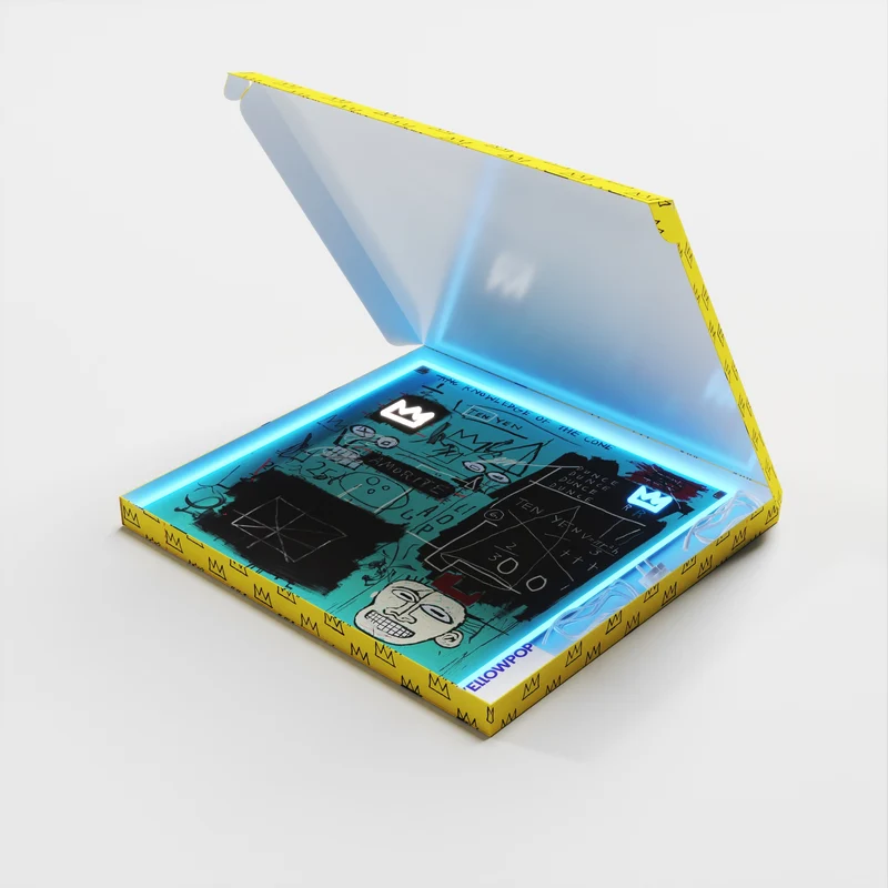 Equals Pi YP x Jean Michel Basquiat, signe en néon LED